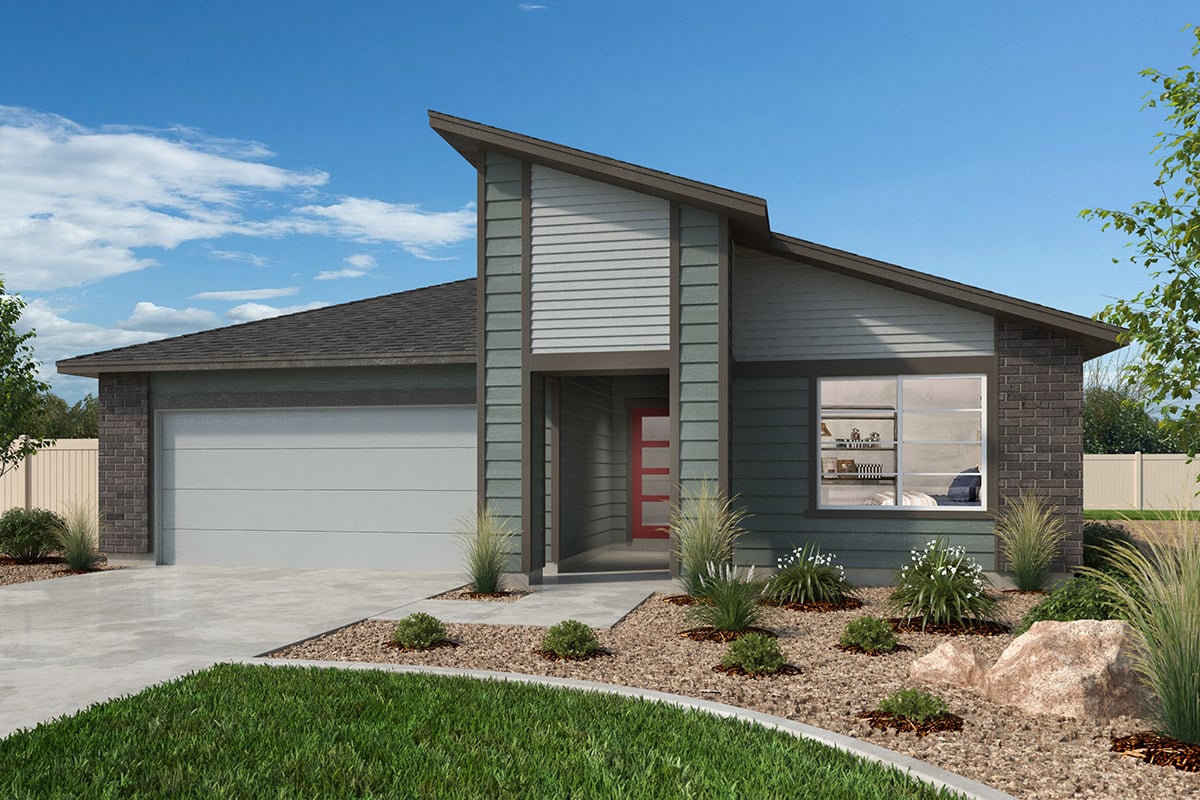 Exterior D with optional stone