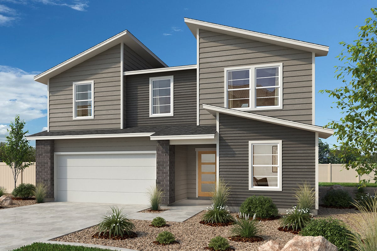 Exterior D with optional stone