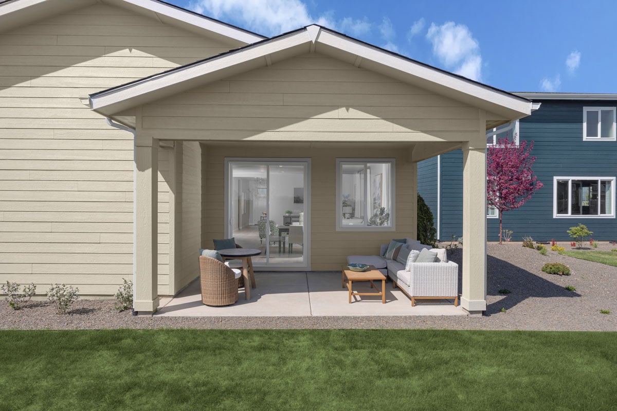 Covered patio