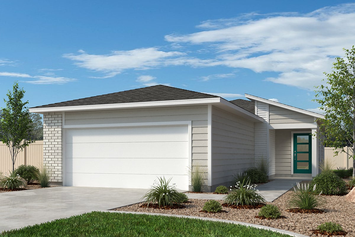 Exterior D with optional stone