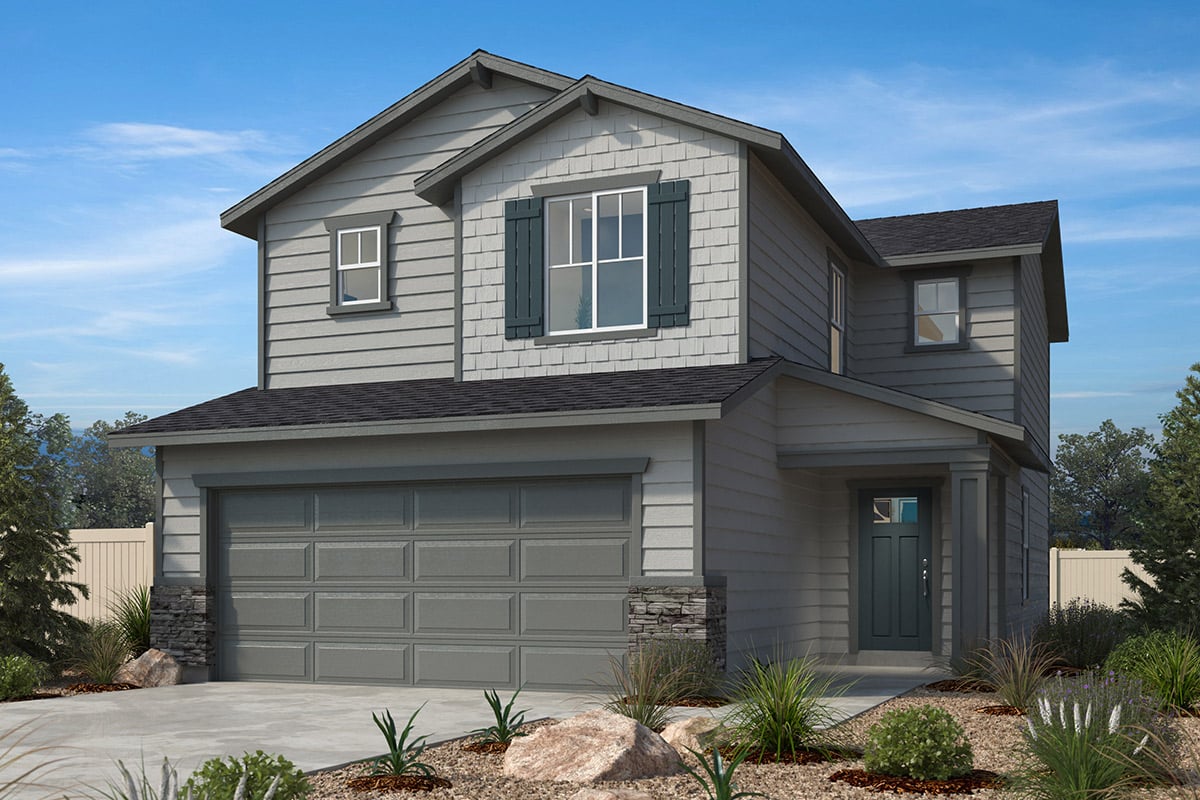 Exterior B with optional stone