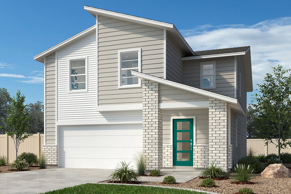 Exterior D with optional stone