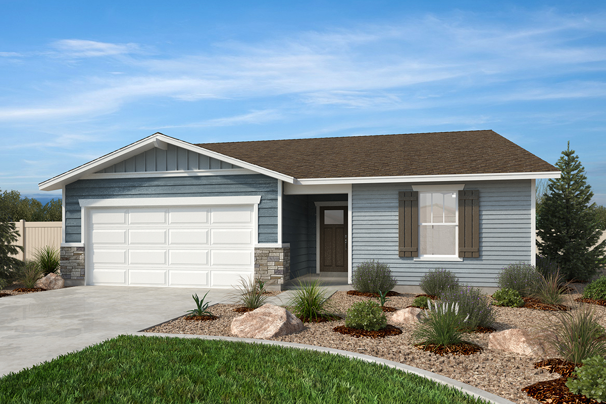 Exterior B with optional masonry