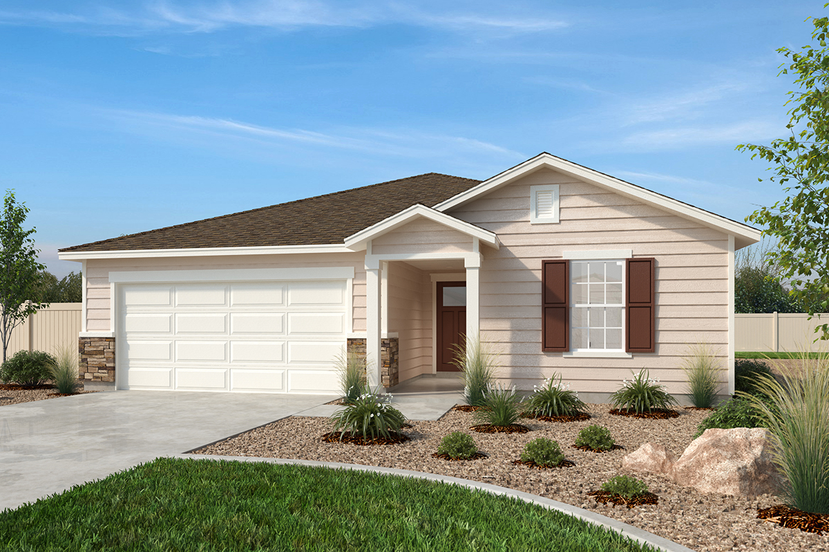 Exterior A with optional masonry