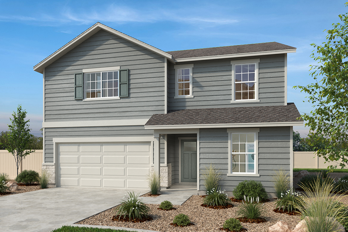 Exterior A with optional masonry