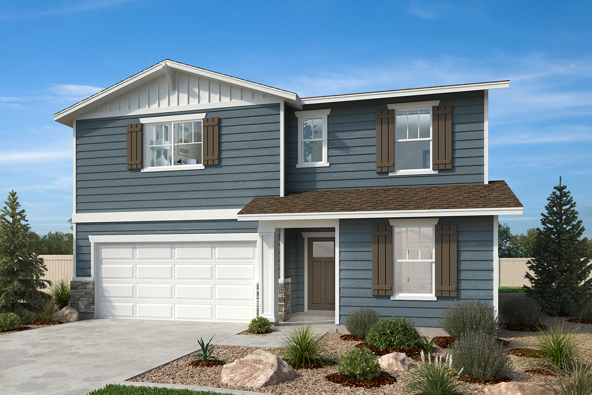 Exterior B with optional masonry
