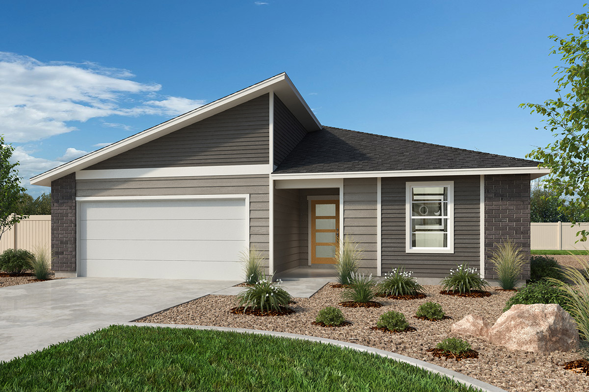 Exterior D with optional stone