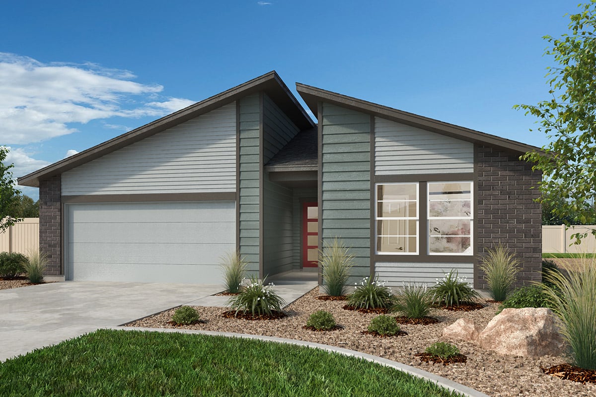 Exterior D with optional stone