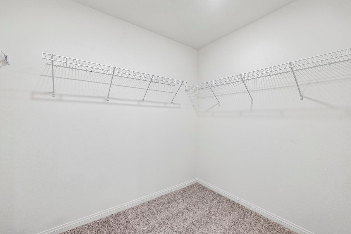 Primary walk-in closet