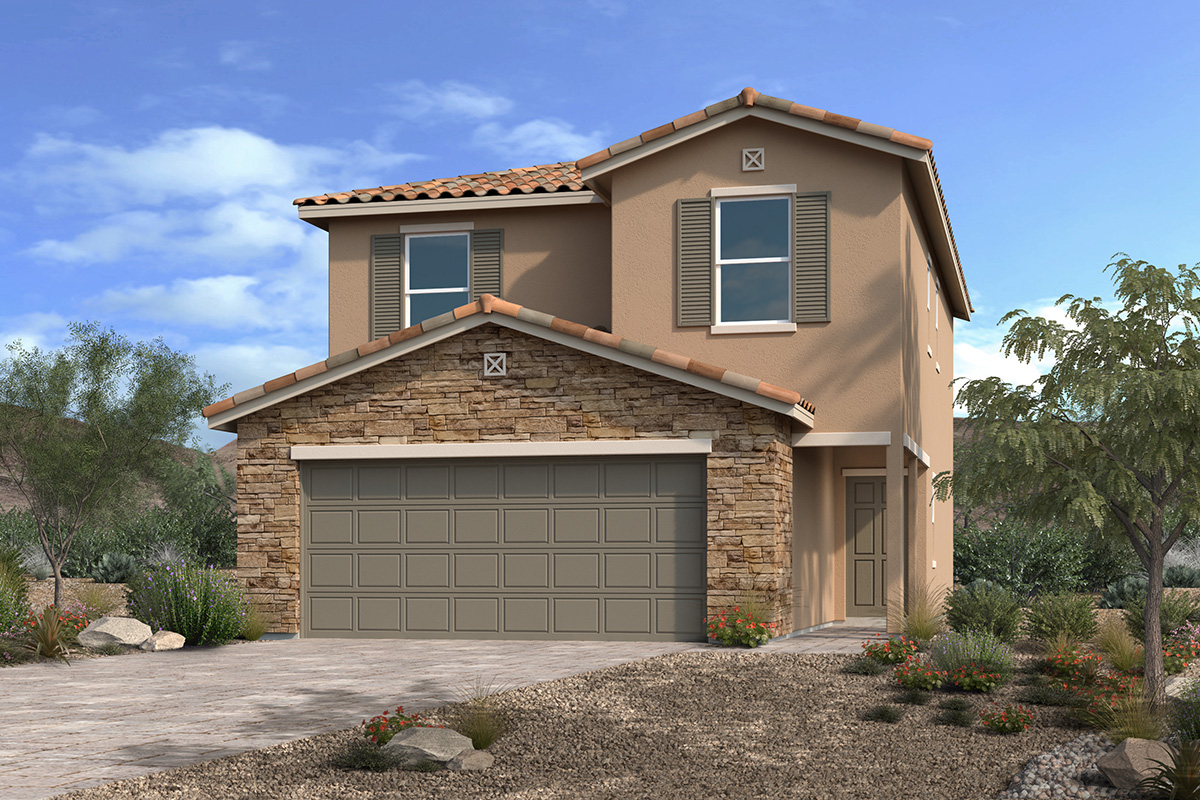 Exterior B with Optional Stone