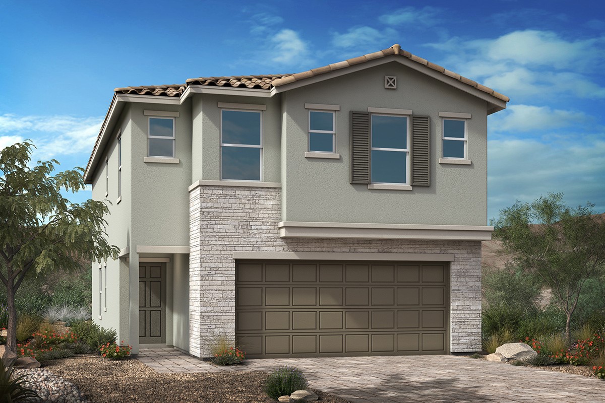 Exterior B with optional stone