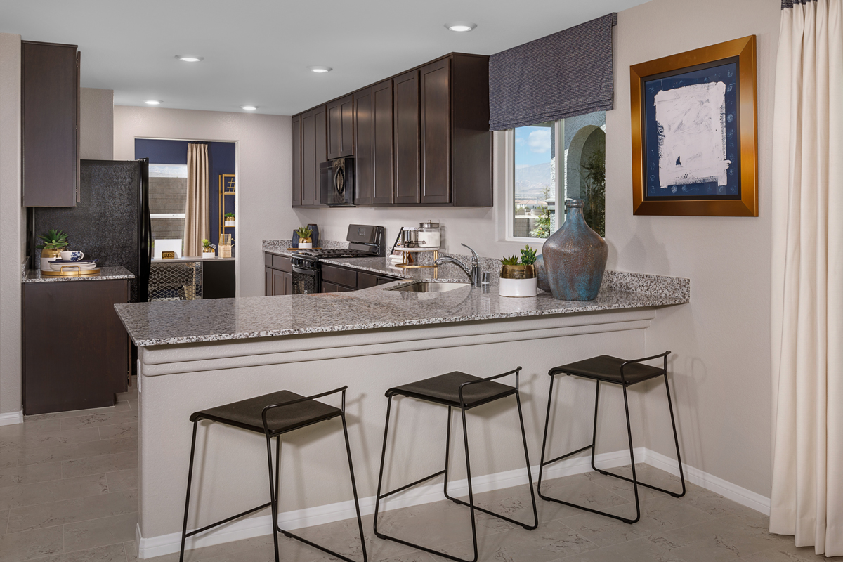 New Homes in Las Vegas, NV - Reserves at Cassia Plan 1634 Kitchen