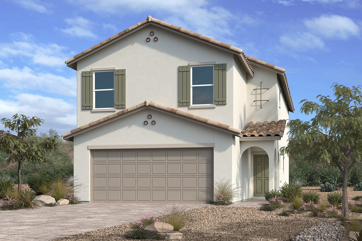 New Homes in Las Vegas, NV - Landings at Copper Ranch Plan 1998 Elevation A