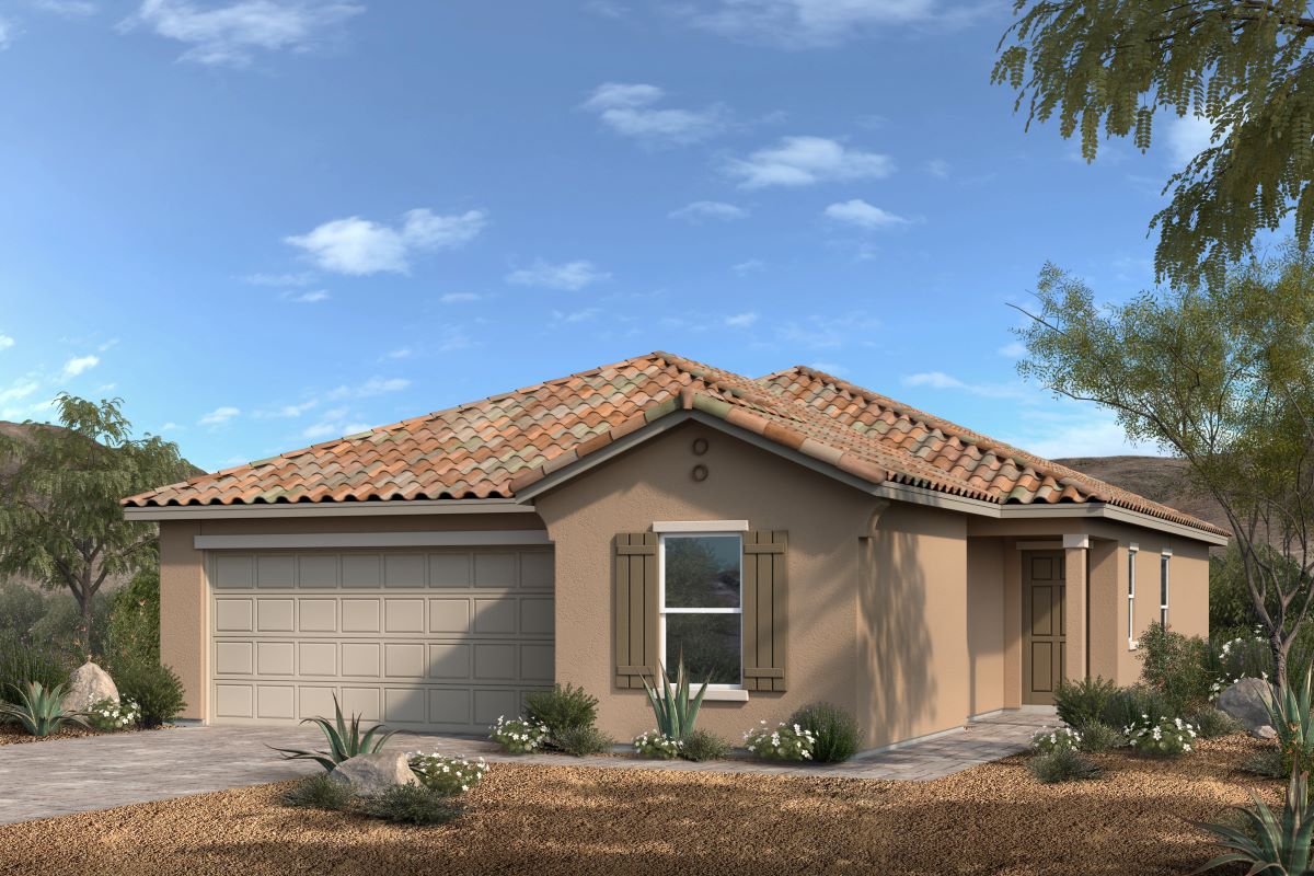 New Homes in Las Vegas, NV - Reserves at Copper Ranch Plan 1550 Elevation A 