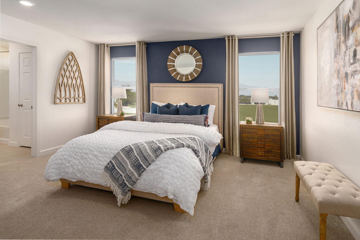 New Homes in Las Vegas, NV - Landings at Copper Ranch Plan 1590 Primary Bedroom