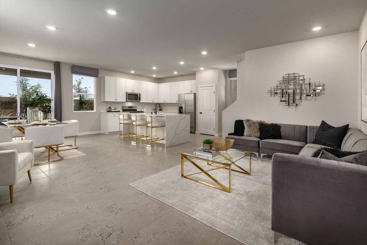 New Homes in Las Vegas, NV - Landings at Copper Ranch Plan 2124 Great Room