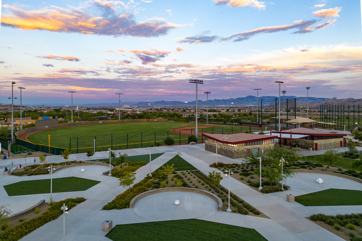 Minutes away from Mountain's Edge baseball fields