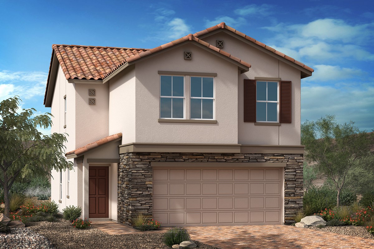Exterior B with optional stone
