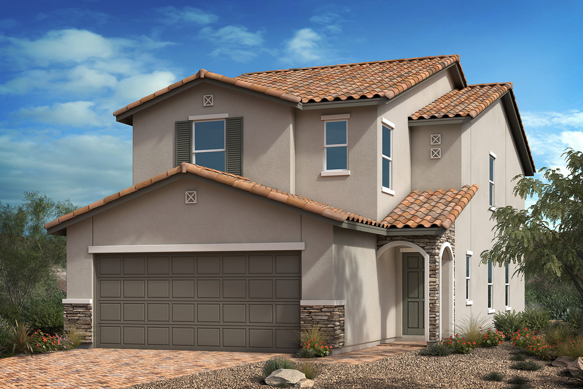 Exterior B with optional stone
