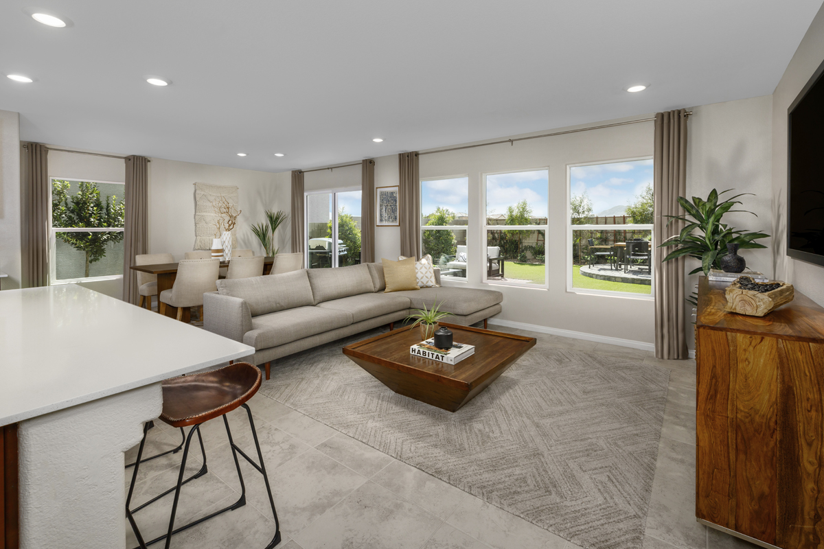 New Homes in Las Vegas, NV - Edgebrook Plan 1768 Great Room 