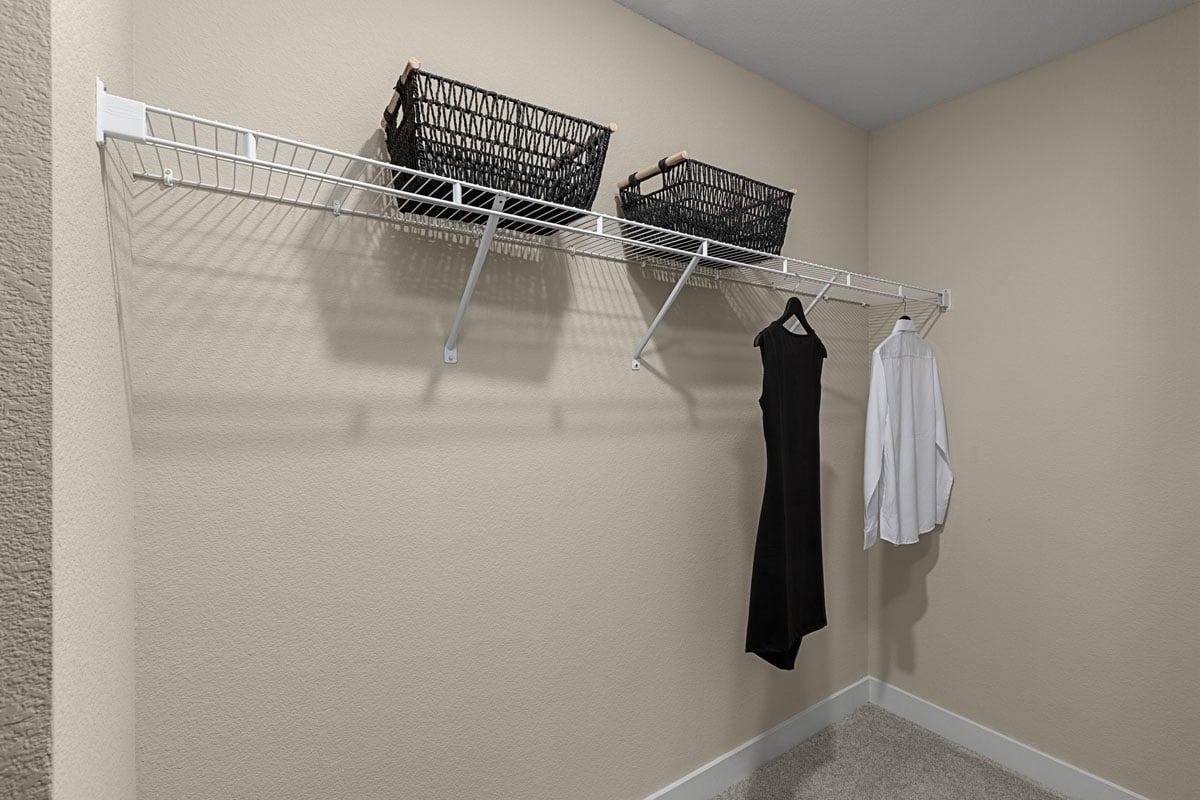 Primary walk-in closet