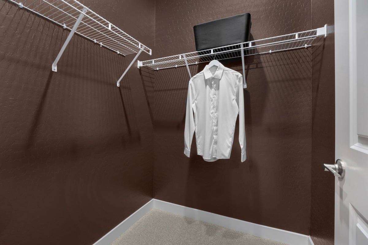Primary walk-in closet