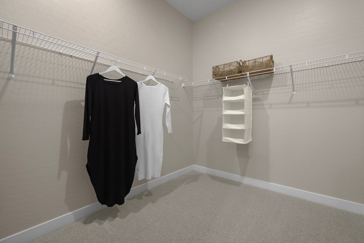 Primary walk-in closet