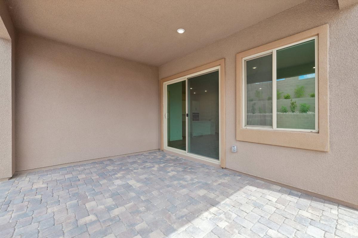 Covered patio
