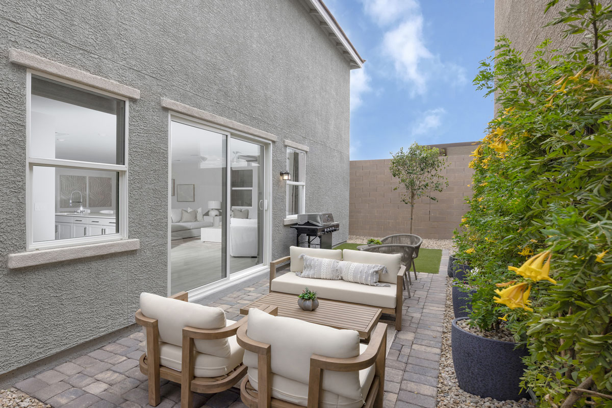 Side patio
