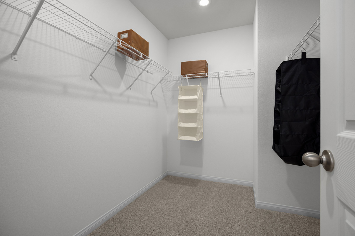 Primary walk-in closet