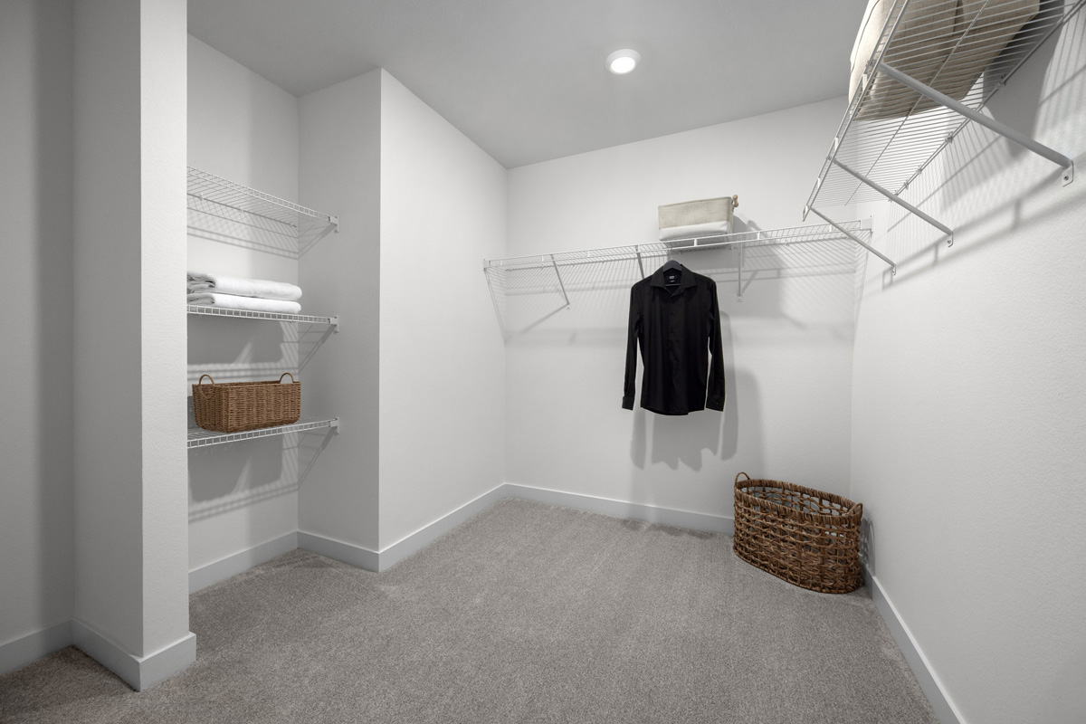 Primary walk-in closet
