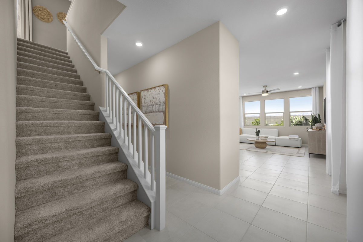 Mission-style stair rail