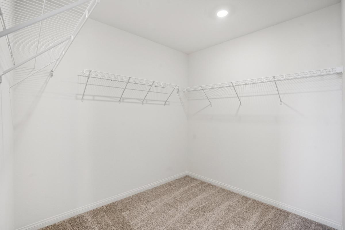 Primary walk-in closet