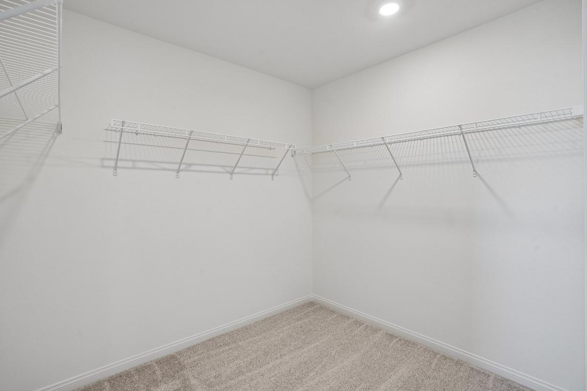 Primary walk-in closet