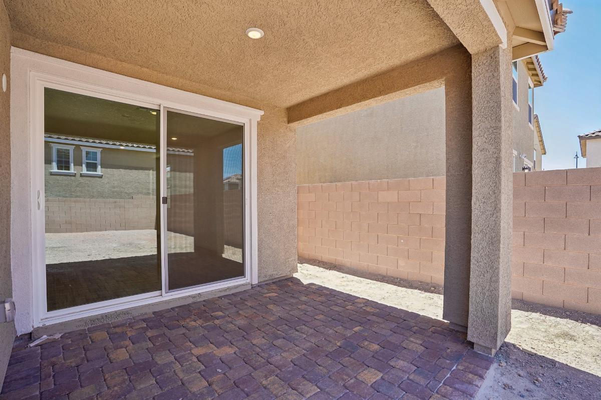 Covered patio