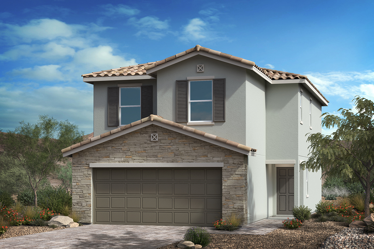 Exterior B with optional stone