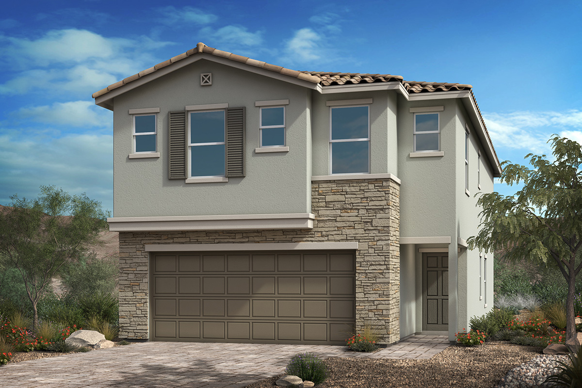 Exterior B with optional stone