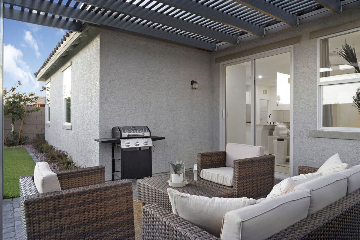 Covered patio