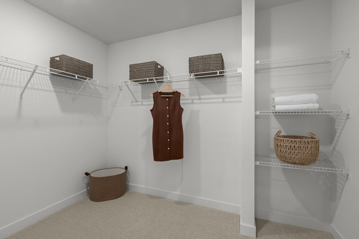 Primary walk-in closet