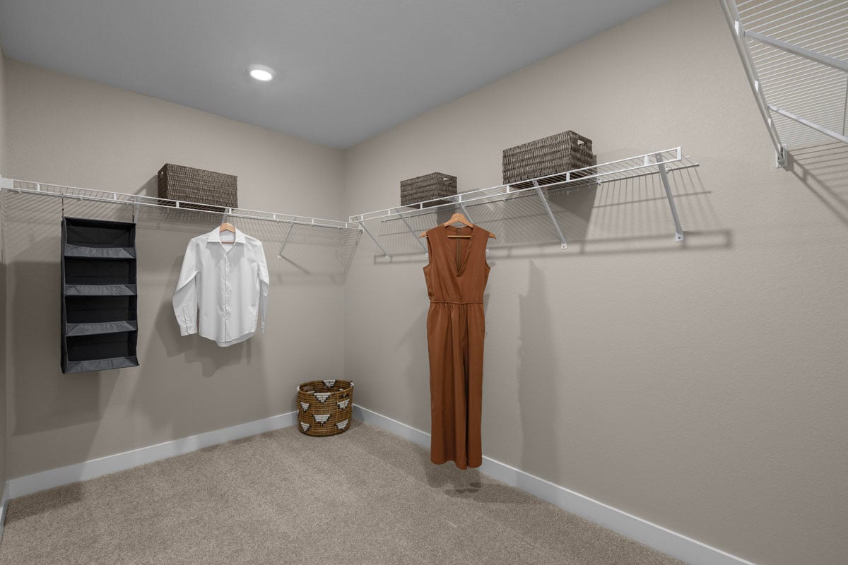 Primary walk-in closet