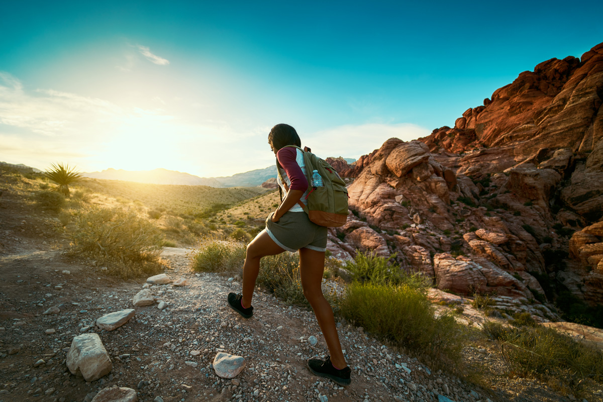 Red Rock hiking trail 