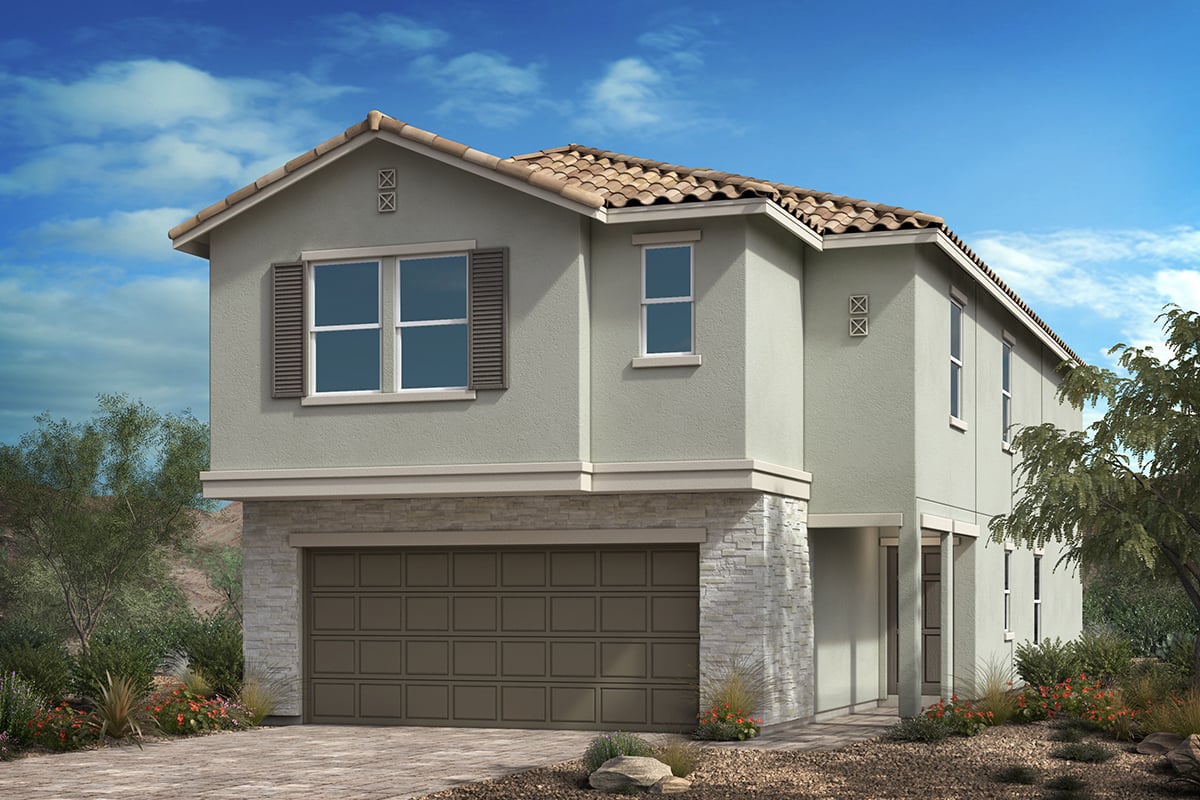 Exterior B with optional stone