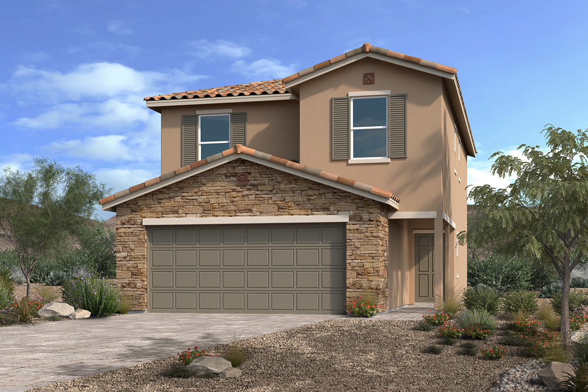 Exterior B with Optional Stone