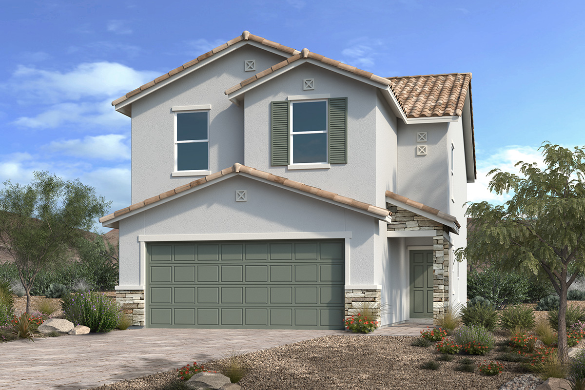Exterior B with optional stone