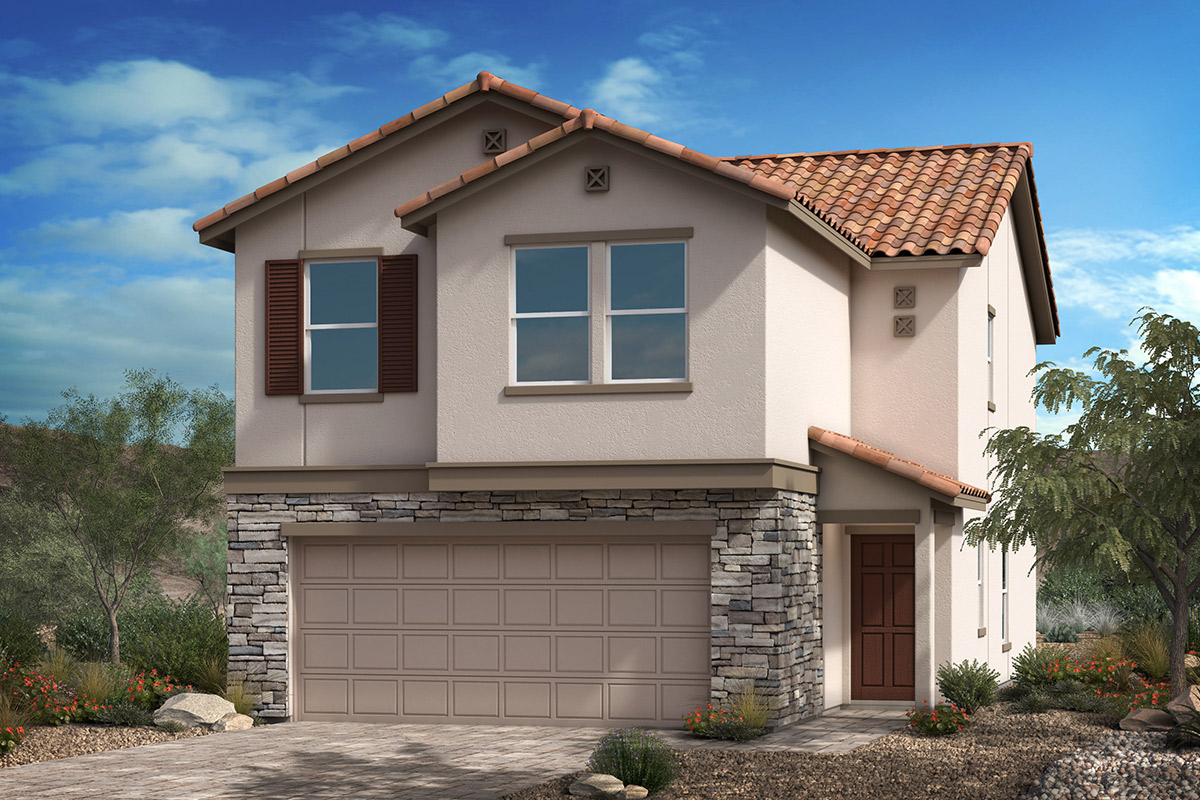 Exterior B with Optional Stone