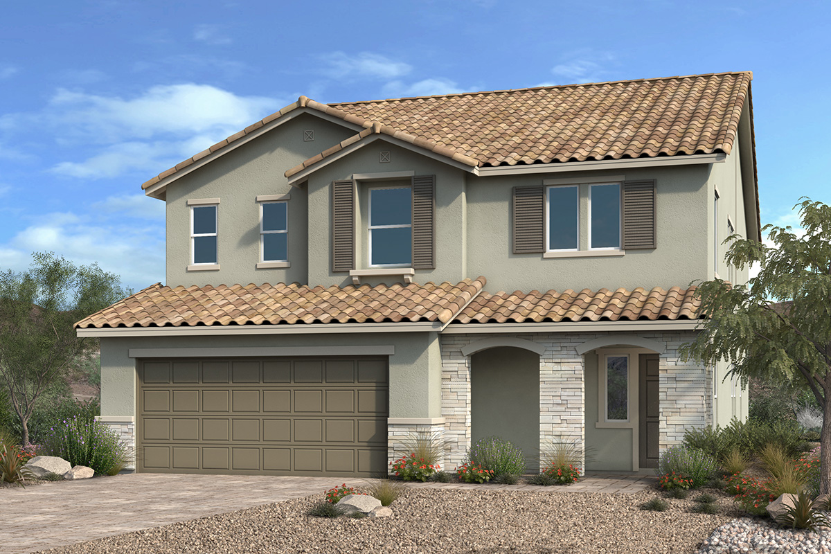 Exterior B with Optional Stone