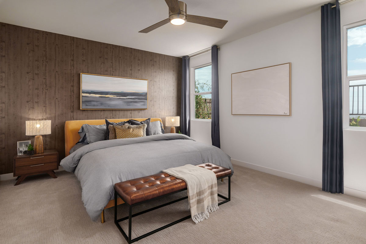 New Homes in Las Vegas, NV - Reserves at Montalado North Plan 1849-X Primary Bedroom