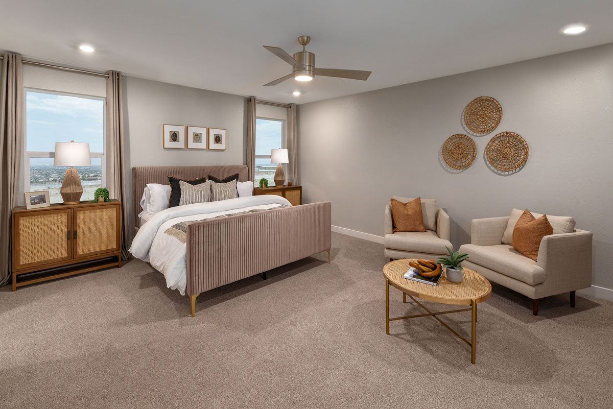 New Homes in Las Vegas, NV - Reserves at Montalado North Primary Bedroom