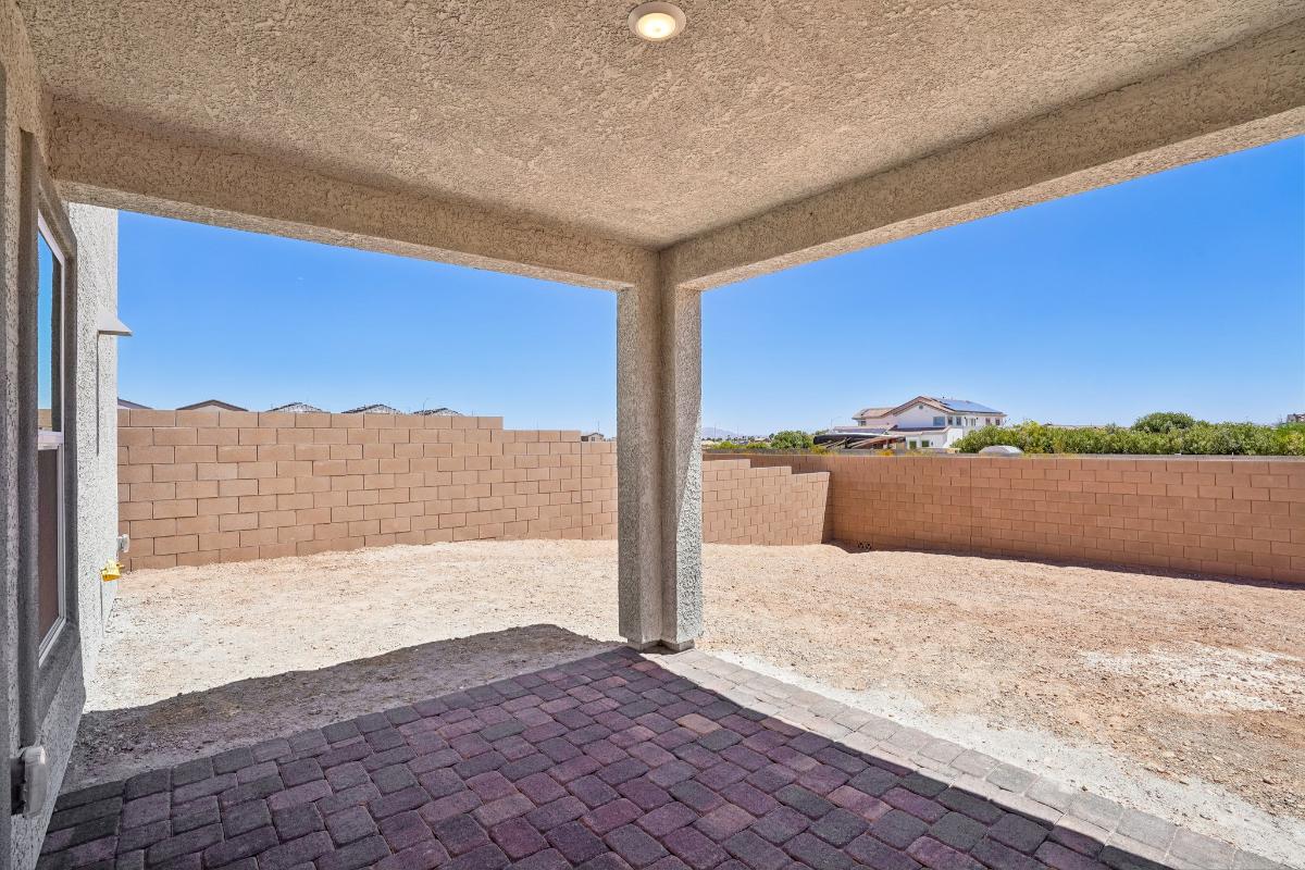 Covered patio