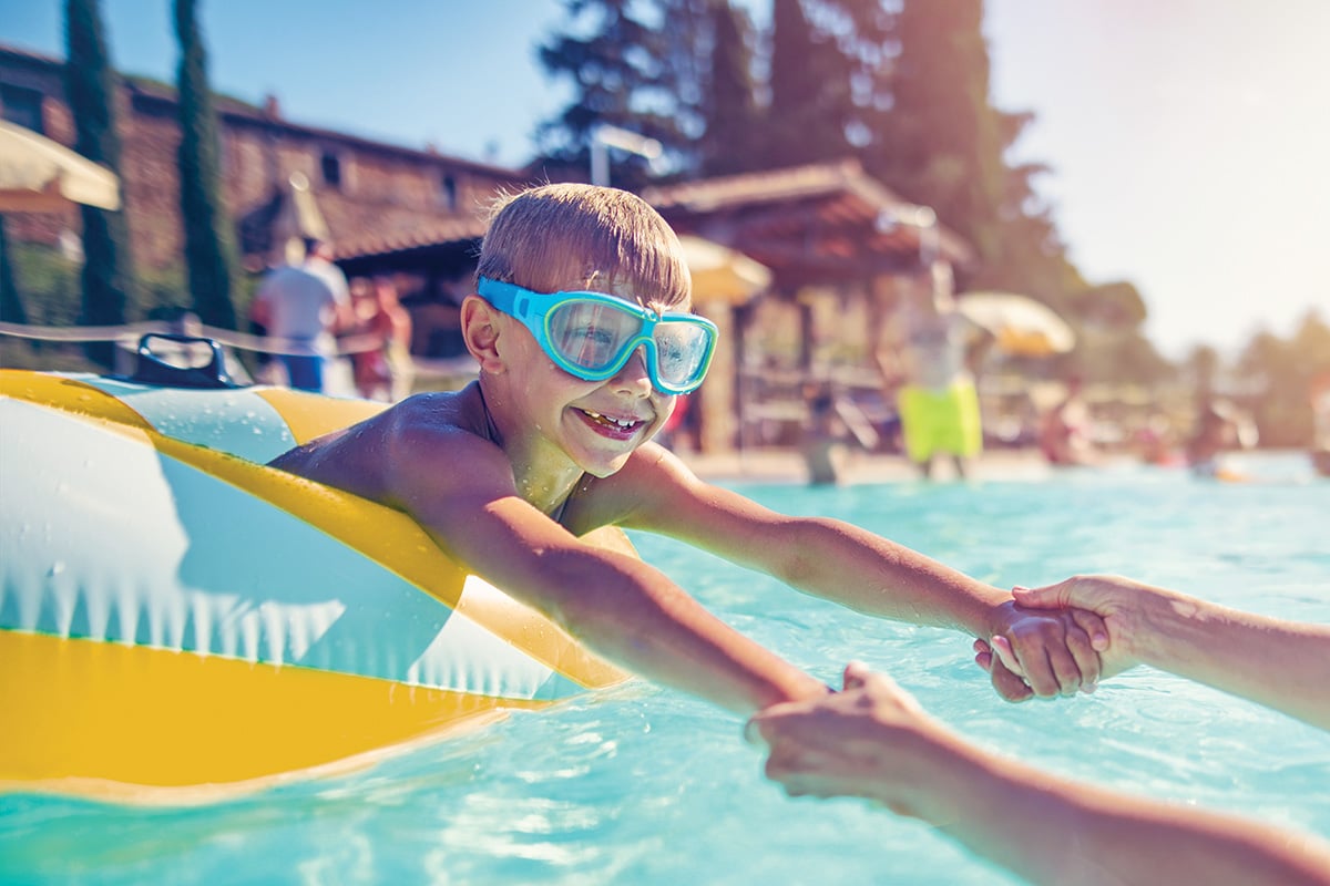 A mile to Cowabunga Canyon Waterpark